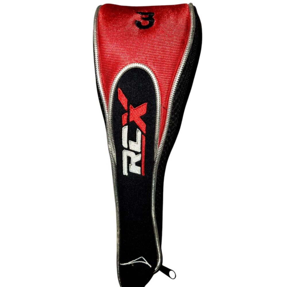 Acuity RCX 3 Wood Golf Club Headcover Head Cover Red Black Side Zipper